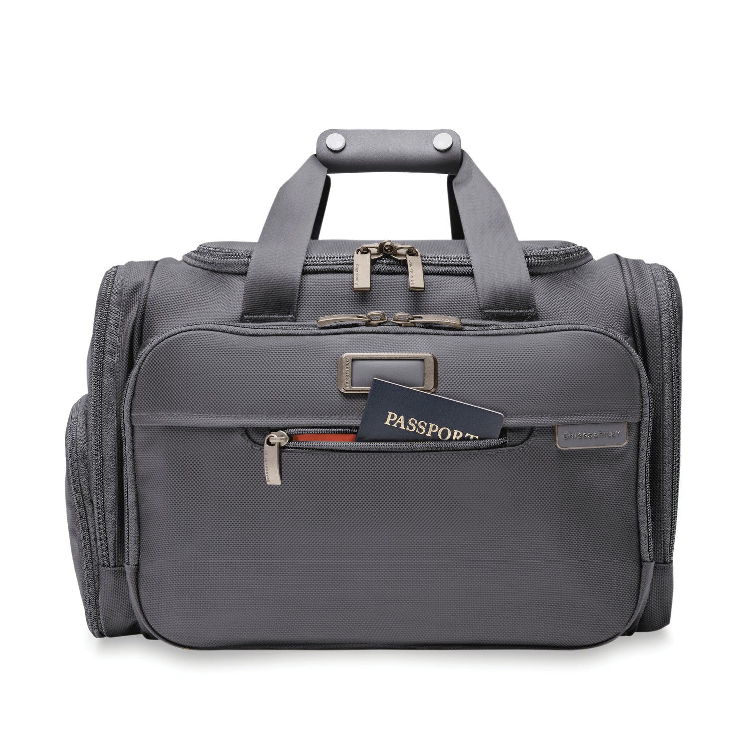 Briggs and Riley Underseat Duffle, #color_steel-gray