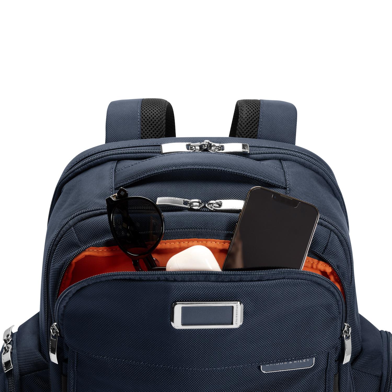 Briggs and Riley Traveler Backpack #color_navy