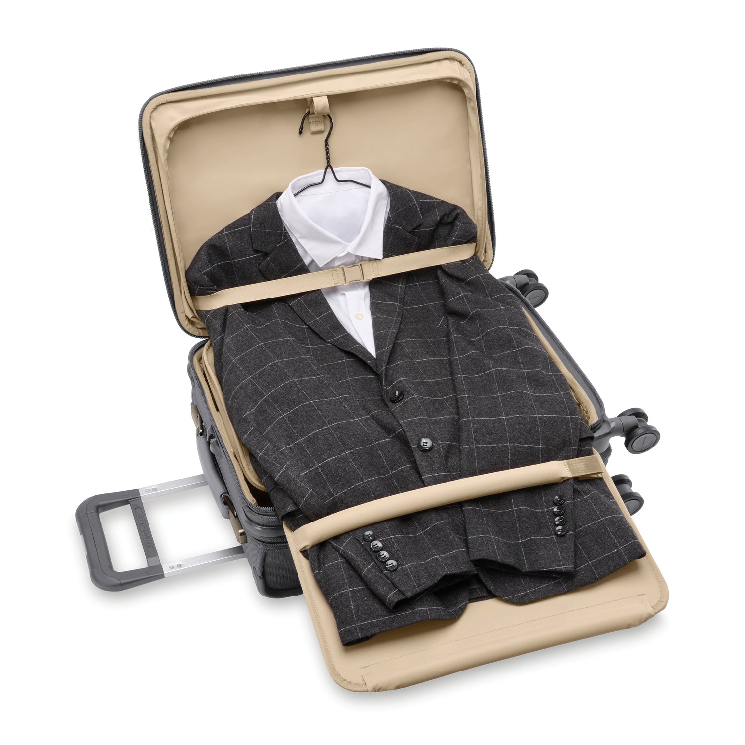 Briggs and Riley Essential Carry-On Spinner #color_steel-gray