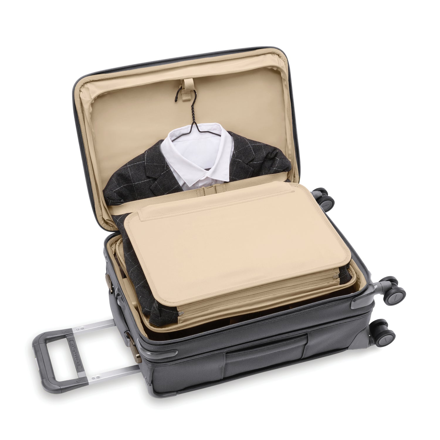 Briggs and Riley Essential Carry-On Spinner #color_steel-gray