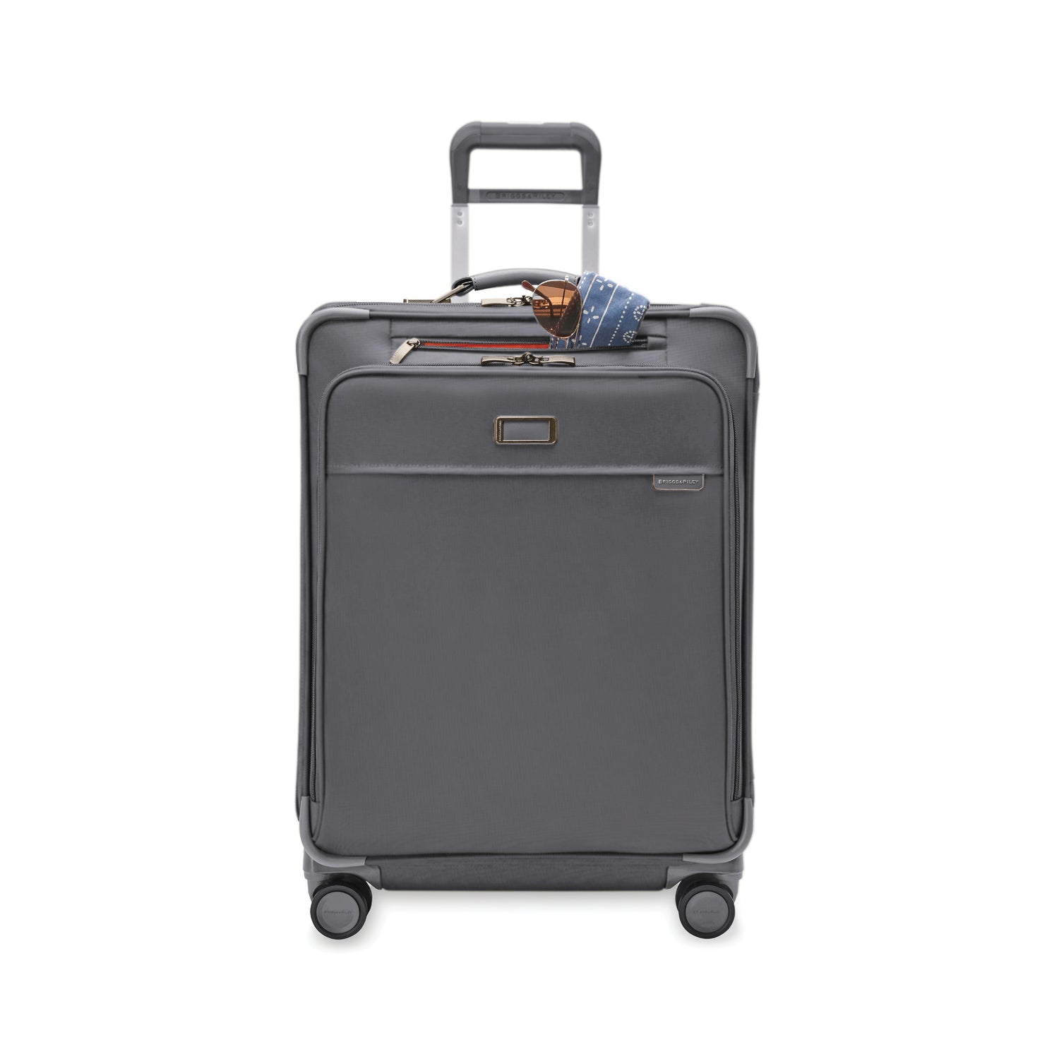 Briggs and Riley Medium Expandable Spinner #color_steel-gray