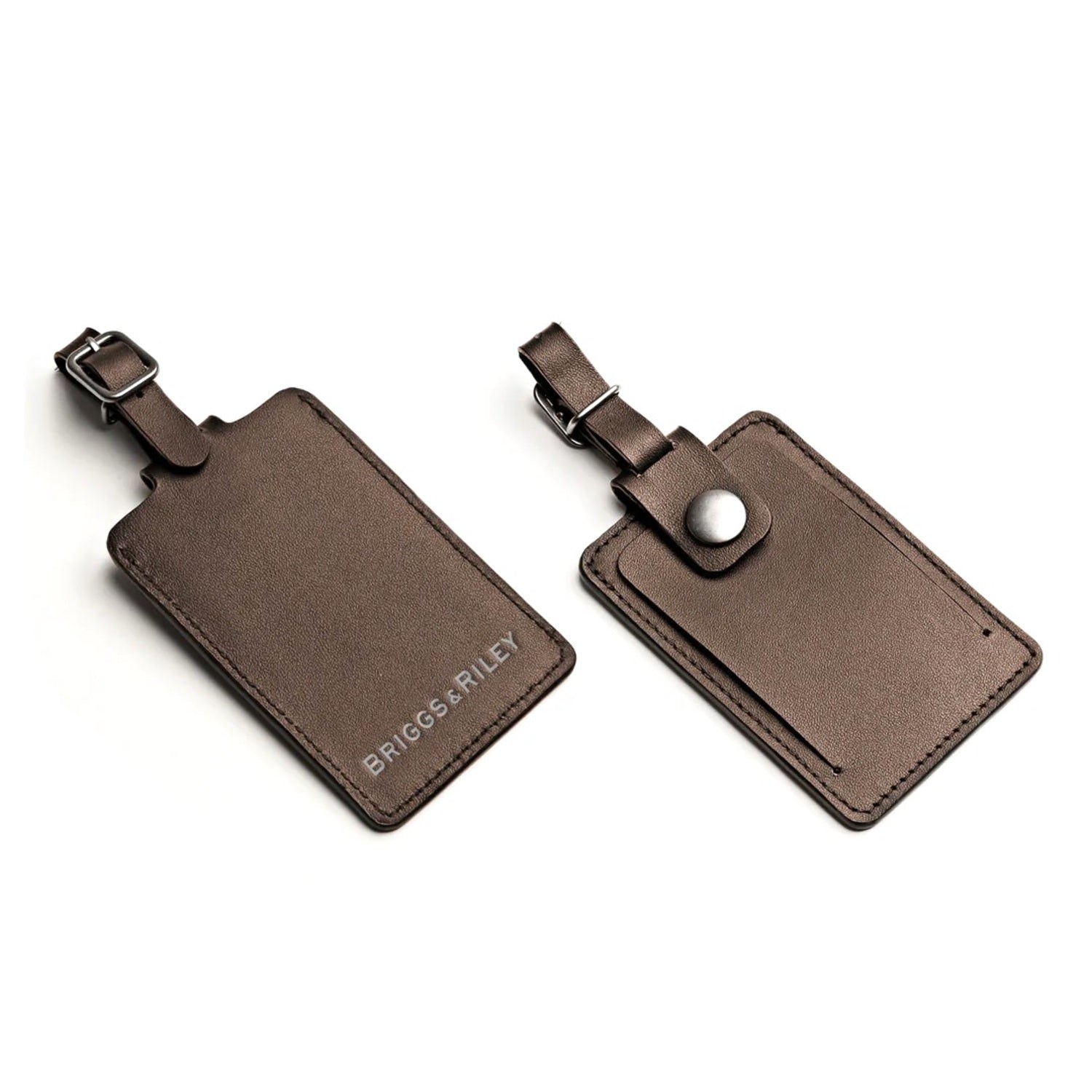 brown leather id tag #color_brown