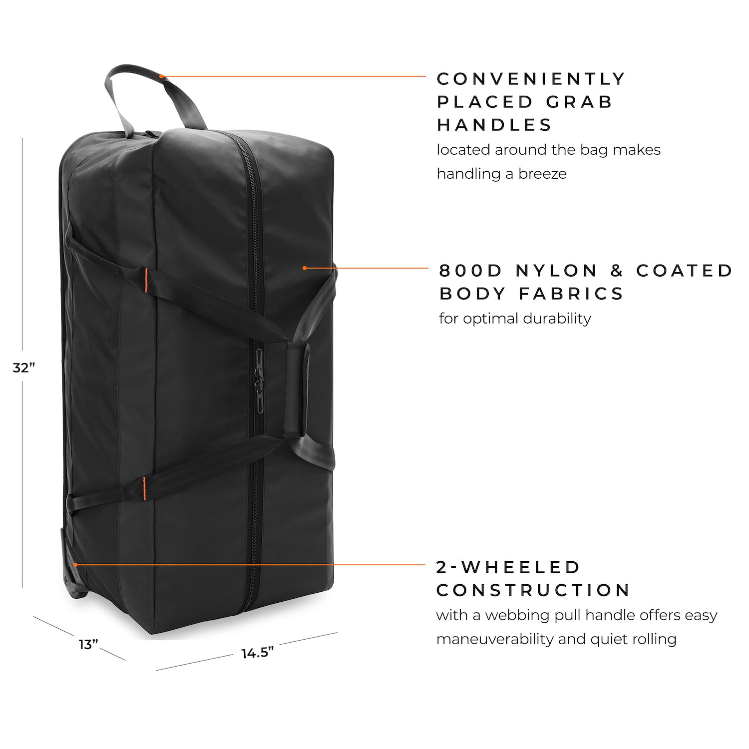 Extra Large Rolling Duffle Bag by ZDX | Briggs & Riley